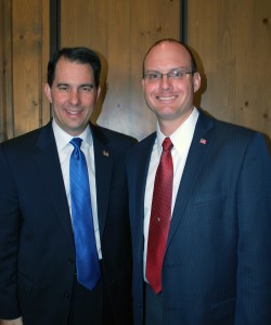 Governor Scott Walker and Jesse Kremer - 59th Assembly Candidate