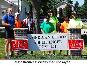 Jesse Kremer Bicycle Ride